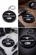 Airplane Mode Keychain – Pilot Gift, Aviation Airplane Keychain for Travelers