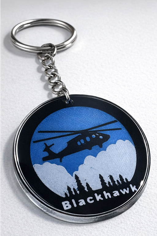 Blackhawk Helicopter Keychain – Aviation Gift
