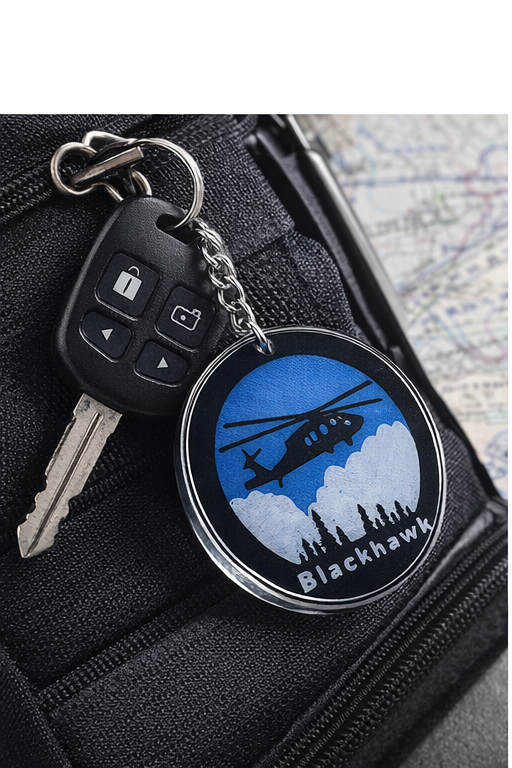 Blackhawk Helicopter Keychain – Aviation Gift