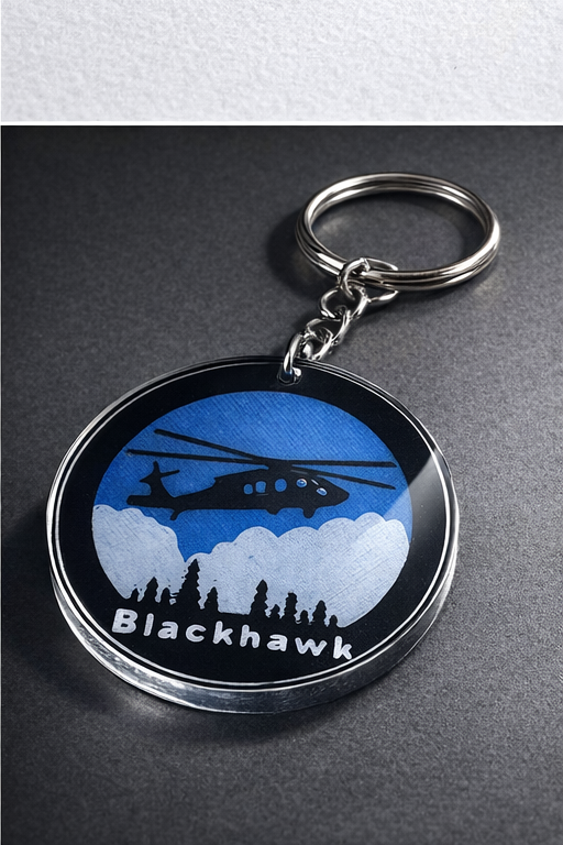 Blackhawk Helicopter Keychain – Aviation Gift